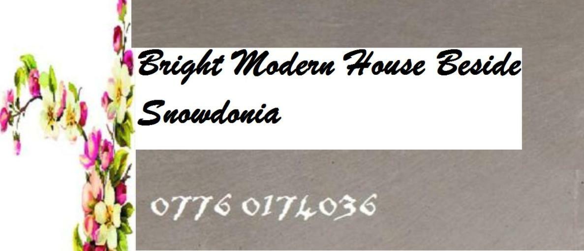 兰韦尔弗亨Bright Modern House Beside Snowdonia别墅 外观 照片